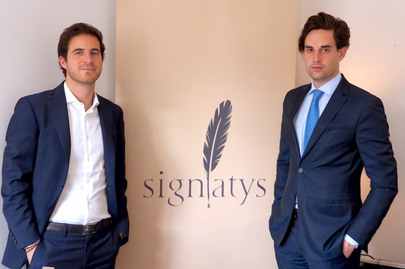 Signatys - Olivier Adler et François Rochat © Gio Dis # blogueur suisse # média suisse